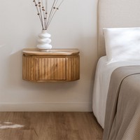 Table de chevet Vandana Arion Pebble en bois de mangue Analis