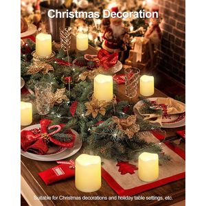 Confezione da 24 Candele LED Senza Fiamma, 200+ Ore di Autonomia, Luce Bianca Calda Tremolante, Candele Elettriche Finte Senza Fiamma - Product Image 2