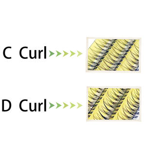 60 bouquets de cils individuels en forme de queue de poisson, doux et légers, réutilisables - Parfaits <span class=keywords><strong>pour</strong></span> le <span class=keywords><strong>maquillage</strong></span> quotidien - Product Image 5