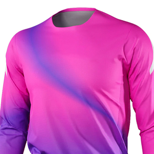 Jersey de Motocross Personalizado OEM, Talla Grande, Transpirable, Resistente al Viento, Alta Calidad, % Poliéster, Manga Larga, Equipo de Protección para Motociclismo - Product Image 5