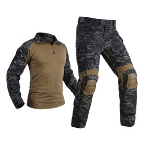 Camiseta de Manga Larga Personalizada OEM 100% Algodón, Resistente al Viento, Transpirable, Antidesgarro, con Estampado de Sublimación, Camuflaje, para Hombre, Caza de Invierno - Product Image 1