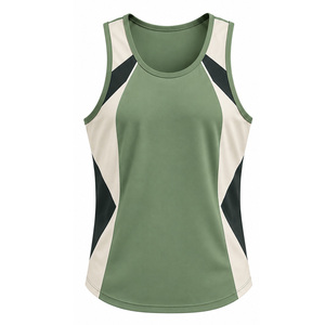 Men Knitted Casual <b>Stringer</b> <b>Vest</b> Singlet Custom Sleeveless Fitness Breathable Quick Dry Lightweight Gym Training Apparel OEM - Product Image 1