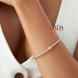 Brazalete de Diamante Cultivado en Laboratorio para Mujer, Brazalete Minimalista con Diamante, Joyería Fina, Delicado, para Uso Diario, Regalo de Lujo para Boda - Product Image 5