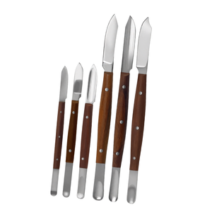 Juego de 6 Piezas de Instrumentos de Acero Inoxidable para Esculpir Cera, para Estudiantes de Odontología, Laboratorio, Fahnenstock, Lessmann, Con Scodelina - Product Image 2