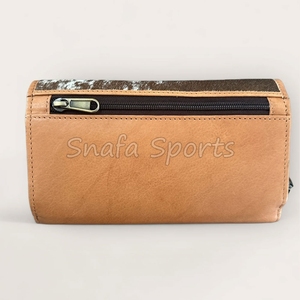 Porte-cartes en cuir véritable de vachette, porte-cartes en cuir véritable, portefeuilles fins en cuir de vachette - Product Image 2