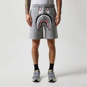 Shorts pour hommes gris imprimé camouflage, taille mi-haute, fermeture élastique, style décontracté, 100% coton, impression par sublimation, anti-UV, devant - Product Image 3
