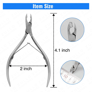 Coupe-cuticules professionnel en acier inoxydable de qualité supérieure, coupe-ongles aiguisé pour le soin des ongles des doigts et des orteils, outil de beauté professionnel - Product Image 2