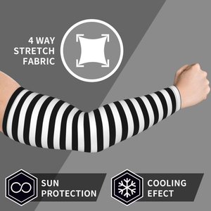 Splendid Apparel Manches de protection unisexe en soie glacée imprimées par sublimation UPF50+ style camouflage tatouage, avec protection anti-aiguille - Product Image 3