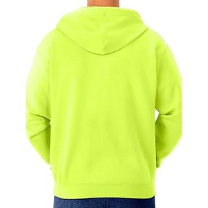 เสื้อฮู้ดออกกำลังกายสีเหลืองนีออน น้ำหนักเบา ซิปเต็มตัว สำหรับออกกำลังกาย วิ่ง ฟิตเนส และกิจกรรมกลางแจ้ง - Product Image 2