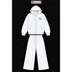 Conjunto Deportivo para Hombre, Sudadera con Capucha y Cremallera Completa, Pantalones Anchos, Logotipo Personalizado, Ropa Deportiva Casual, Venta al Por Mayor, Fabricación OEM - Product Image 5