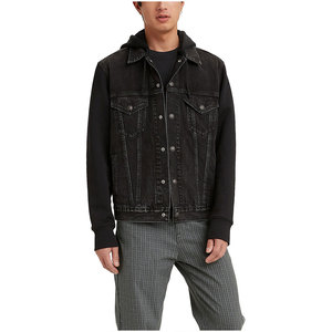 Veste en jean délavée pour homme, style tendance, haute qualité, veste d'hiver personnalisée - Product Image 3
