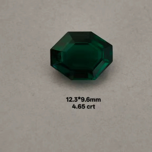 Émeraudes vertes de qualité supérieure, cultivées en laboratoire, taille émeraude, pierres précieuses en vrac pour la fabrication de bijoux, prix de gros. - Product Image 1