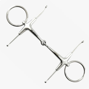 Bocado para caballo de acero inoxidable de la mejor calidad con anillas y boquilla articulada para uso ecuestre, bocado para caballo estilo western. - Product Image 6