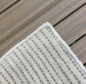 Alfombra de Lana Hecha a Mano Estilo Marroquí, Alfombra Bereber Geométrica Neutral para Sala de Estar y Dormitorio - Product Image 2