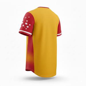 Nueva Camiseta de Béisbol Unisex a Precio Razonable, la Mejor Calidad al por Mayor, Logotipo Personalizado, Color Personalizado, 100% Poliéster Transpirable - Product Image 3