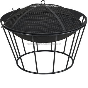 Heavy Gauge Steel Fire Pit with Legs and Central Air Flow System - Product Image 5