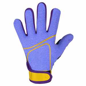 Outdoor Sports <b>Gloves</b> Full Finger PU Material Non Slip Unisex All Seasons Purple Black Yellow - Product Image 3