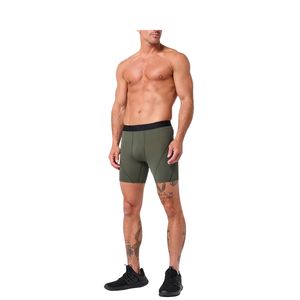Ibex Custom Logo Men's Eco-Friendly Mid Waist Compression <b>Boxer</b> Briefs Quick Dry Gym Workout Running Sports Shorts Underwear - Product Image 3