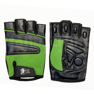 Gants de musculation professionnels Vivid Greens avec rembourrage amélioré de la paume |   Poignée antidérapante de qualité supérieure pour un équipement de musculation ultime - Product Image 1