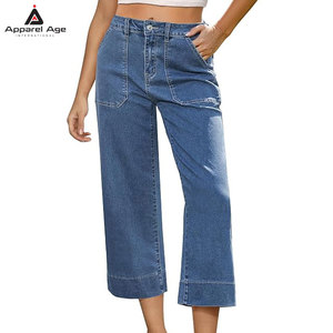 <b>Top</b> Quality Latest Design Women Jeans Capris Wholesale Design Your Own Women Pants Made In Pakistan - Product Image 1