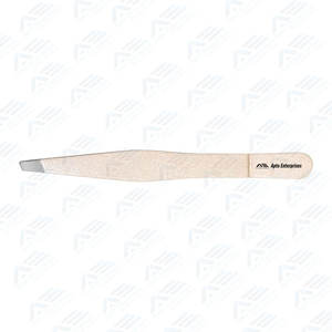 Pince à sourcils en acier inoxydable Pince à épiler ultra-mince à pointe inclinée pour instruments de beauté à prise précise Instruments de soins de beauté - Product Image 2