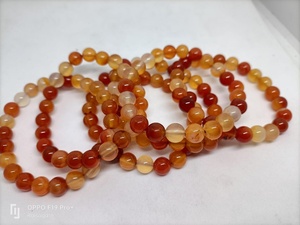 Natural Carnelian 8mm Beaded Bracelet <b>Crystal</b> Healing Gemstone Bracelet Reiki Chakra Meditation Jewelry Gift - Product Image 5