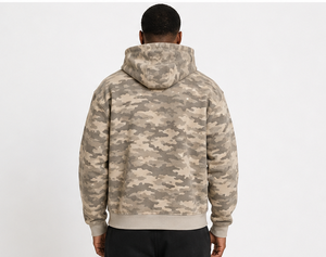 Custom Full Zip <b>Camo</b> <b>Hoodie</b> <b>for</b> <b>Men</b> 100% Cotton Heavyweight Fleece Sweatshirt Camouflage Zip Up <b>Hoodie</b> Oversized <b>Camo</b> Zip Up - Product Image 4