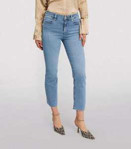 Jean en denim délavé coupe skinny pour femme grande taille, longueur cheville, taille mi-haute, style décontracté, 100 % coton, idéal pour le printemps - Product Image 5