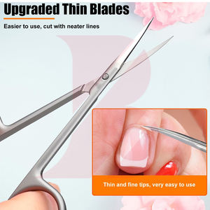 Tijeras para Cutículas de Uñas de Primera Calidad con Cuchillas Afiladas de Acero Inoxidable, Herramienta Profesional para Manicura y Pedicura - Product Image 4