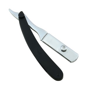 Professional Shavette Straight Edge <b>Razor</b> Men's Manual Facial Hair Removal Tool Smooth Control Easy Grip - Product Image 2