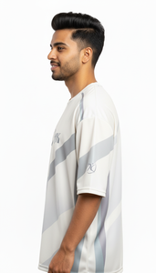 เสื้อยืดโอเวอร์ไซส์ลายพิมพ์ซับลิเมชั่นสำหรับผู้ชาย สวมใส่สบาย ทรงปกติ เป็นมิตรกับสิ่งแวดล้อม ระบายอากาศได้ดี ผลิตจากโพลีเอสเตอร์/คอตตอน - Product Image 3