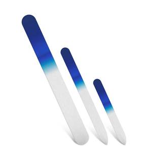 Lima de uñas de alta resistencia, grano 100/180, profesional, de doble cara, herramienta de esmeril para uñas acrílicas, uñas naturales y salón de belleza. - Product Image 1