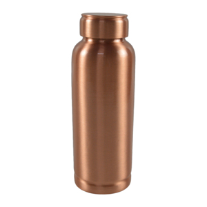 <b>Copper</b> <b>Bottle</b> Plain Design With Logo Most Demanding Low Price Fancy Looks Use for Containing <b>Drinking</b> Water Home Decoration - Product Image 2