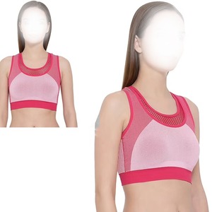 Soutien-gorge de sport rembourré sans couture pour femme, idéal pour le yoga et le fitness, collection 2025 Active Wears - Product Image 1