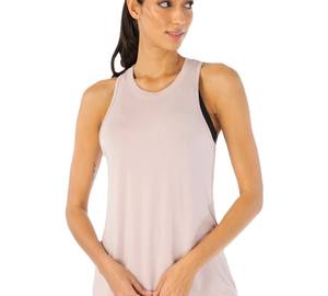 Débardeur de sport pour femme à col rond avec logo personnalisé sur le devant - Vêtement de sport respirant à séchage rapide pour la salle de sport et la course à pied - Product Image 1