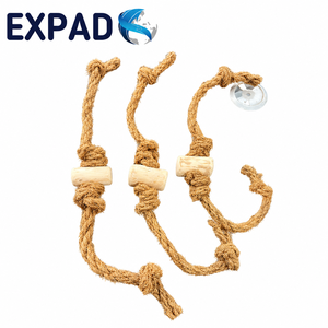 Juguete para Perros de Cuerda de Coco Premium, Palo Natural para Masticar con Cuerda de Algodón Trenzada para Mascotas Activas - Product Image 1