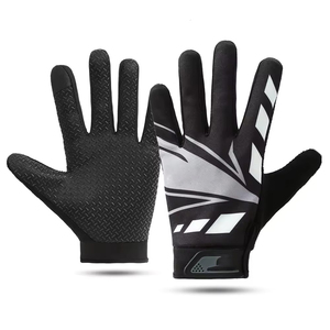 Guantes Profesionales de Ciclismo |   Diseño Minimalista y Discreto en Negro Texturizado |   Precio Directo de Fábrica - Product Image 6