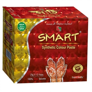 Pâte de henné écologique intelligente 2 en 1 en tube avec application sans aiguille, couleur naturelle, certifiée halal, ISO 35g - Product Image 2