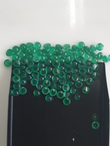 Onyx vert naturel, cabochon rond de 4,5 mm, pierre précieuse de qualité supérieure, en vrac, pour la fabrication de bijoux - Product Image 4