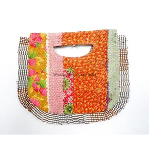 Beautiful Fashionable Bohemian Style Designer Women kantha Clutch Messenger Shoulder Bag Handmade Lightweight Large Travel Daily - Product Image 6