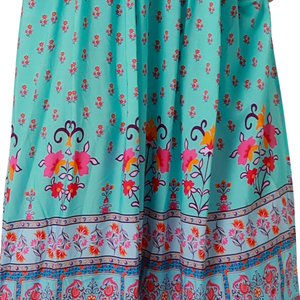 Vestido Maxi Elegante para Mujer, Vestido Estampado de Manga Corta - Product Image 5