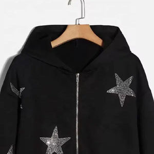 Custom <b>Men's</b> Solid Hooded Lightweight Breathable Casual Full-Length Fleece Jacket Side Pockets Wholesale Cotton <b>Drawstring</b> - Product Image 5