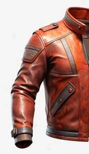 Veste en cuir de haute qualité, élégante et raffinée, pour usage décontracté - Product Image 5