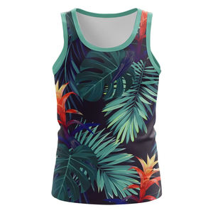 Débardeur de musculation imprimé par sublimation avec logo pour homme – Débardeur sublimation homme - Product Image 4