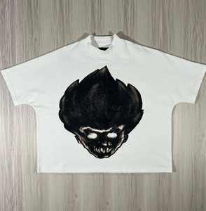 Camiseta de Moda Unisex Premium, 100% Algodón Tejido, Ecológica, Transpirable, con Logotipo de Pedrería, Impresión 3D, Fábrica OEM - Product Image 2