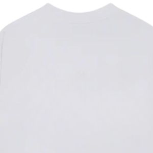 Men Oversize <b>White</b> <b>Short</b> <b>Sleeve</b> Cotton Tee Minimal Front Design Casual Streetwear Apparel OEM Wholesale Factory - Product Image 4