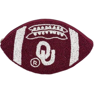 Pochette à monnaie perlée noire et blanche brodée de perles, faite à la main, vente en gros, sac à monnaie perlé tendance, pochette unique - Product Image 1