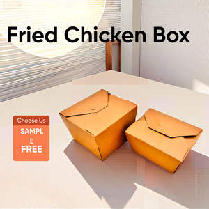 Cajas para llevar hamburguesas a prueba de fugas con impresión de logotipo personalizado, caja de embalaje de alimentos de papel kraft de calidad alimentaria para llevar. - Product Image 6