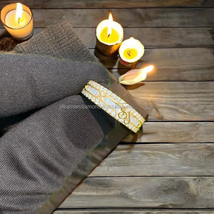 Anillo de Lujo de Oro Sólido de 14K con Diamantes Naturales Clásicos, Anillo Personalizado con Engaste de Garras, para Fiesta, Boda, Compromiso, Aniversario, Regalo Unisex - Product Image 2