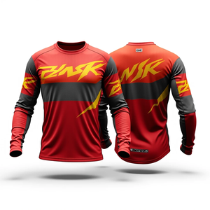 Fabricant de maillots personnalisés de haute qualité, vente en gros, design par sublimation, respirant, prix raisonnable, vêtements de sport, maillot de motocross - Product Image 2